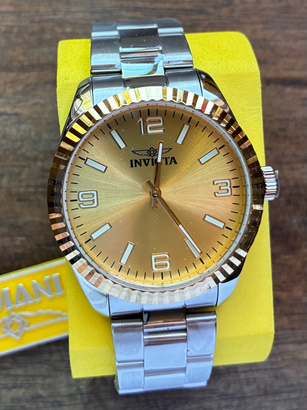 NEW Invicta Specialty Men's Watch - 43mm. Steel. Gold Dial. - Picture 5 of 5